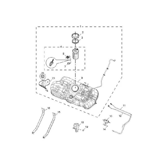 1kit Fuel Pump assy. for Chinese SAIC ROEWE 350 MG3 MG5 1.5L engine Auto car motor parts 50016710