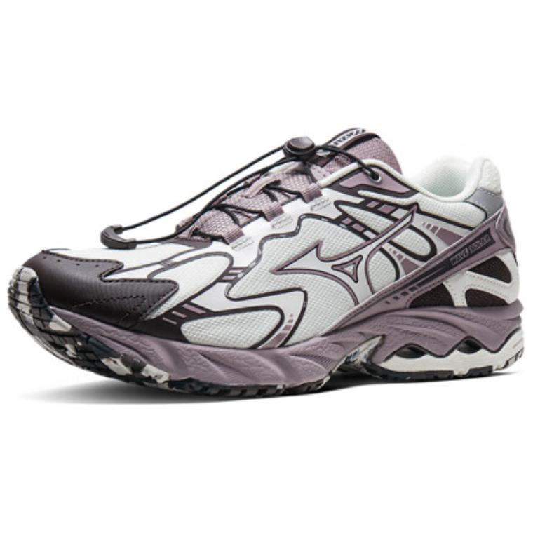 Mizuno Wave Solar V2 Fashion Comfortable Durable Low-Top Casual Running Shoes Unisex Sneaker White Purple D1GH231812