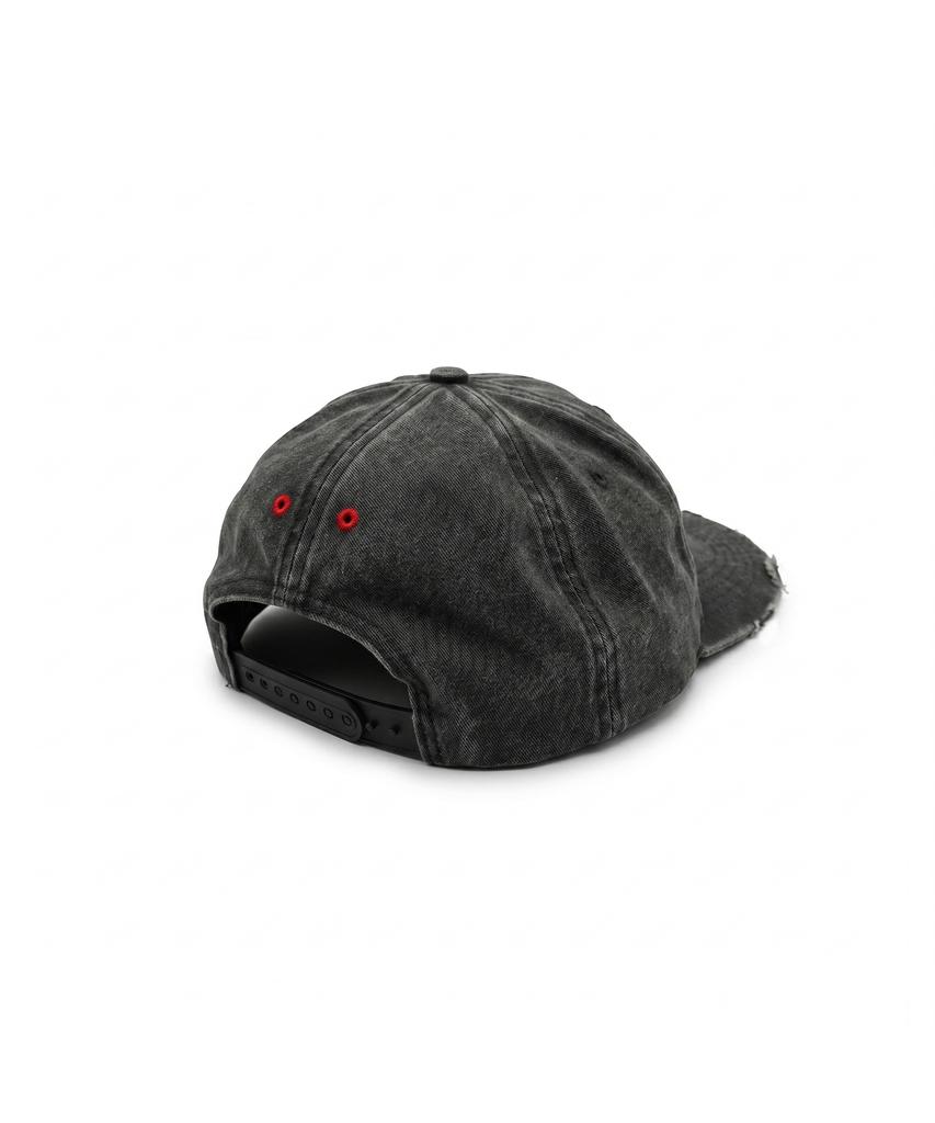 EXTRAORDINARY Washed Infinite Logo Cap Black