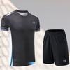 Unisex Badminton Shirt Short Sleeve Quick Dry Sport T-Shirt Men Women Kids Training Competition
