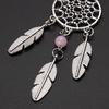 Top Dream Catcher Tone Keychain Silver Ring Feather Tassels Keyring