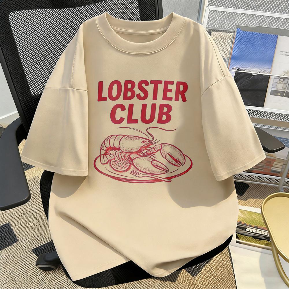Lobster Club Lobster Tshirt Vacation Vibes Lobster Design Tee Crustacean Fisherunisex Aesthetic Seafood Lover Tee Maine Style Top