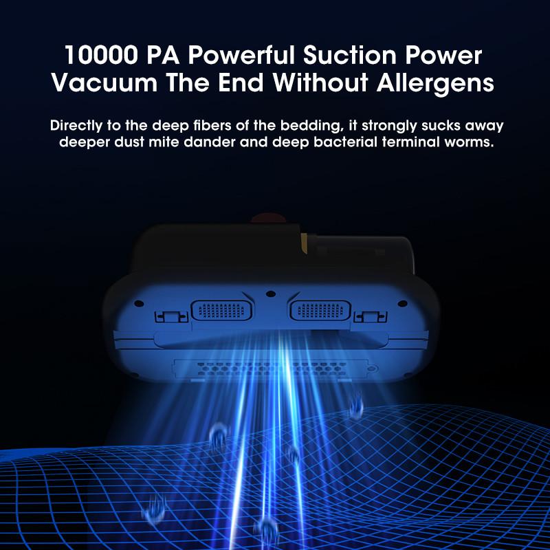 10000Pa Household Handheld Vacuum Cleaner Mattresses Sofas Cleaning Equipment Wireless Portable Vacuum Mite Remover