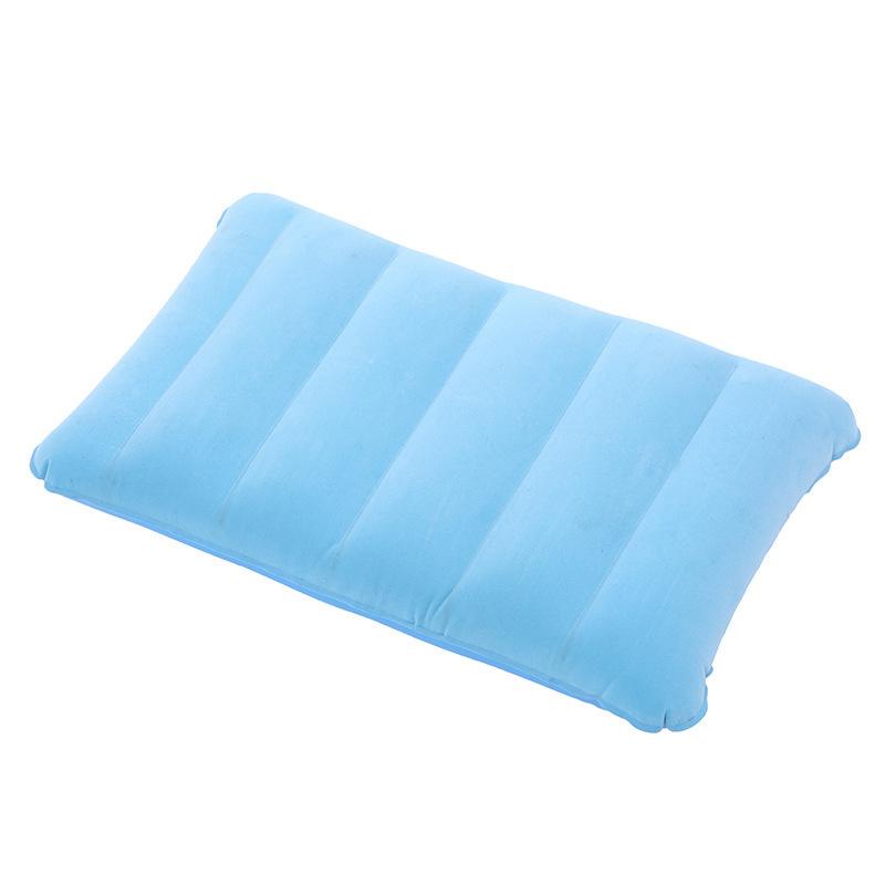 Pvc Inflatable Outdoor Camping Pillow Portable Head Pillow Travel Chin Support Cushion Office Rest Camping Neck Pillow