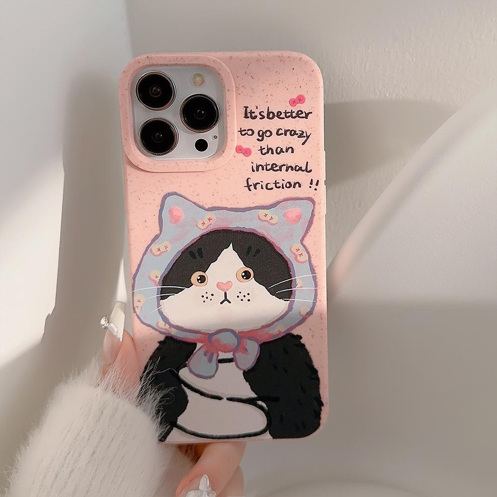 Quirky Kitten Case for iPhone 13 iPhone 15 iPhone 16 Pro Max
