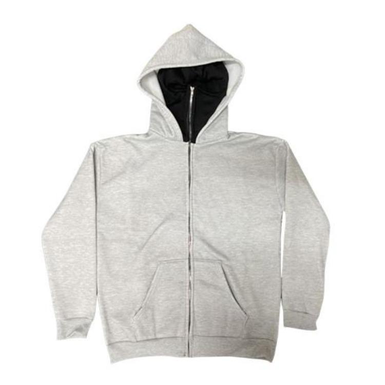 Warm Winter Hoodie Coat Unisex Thick Double Hooded Sweatshirt Jacket Loose Fit Casual Solid Color