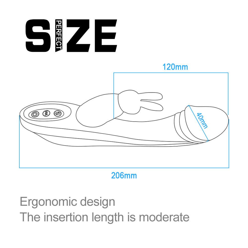 Rabbit Vibrator Sex Toy Adult Sucking Toys for Womens Pleasure Clitoralis Stimulator for Women Sucking Vibrator Wand for Couples Men