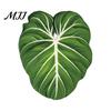 Plant Home Decor 3D Tropical Plants Refrigerator Magnet, Acrylic Green Decorative Fridge Metal Surface Magnet Memo Notes Photo Holder for Kitchen