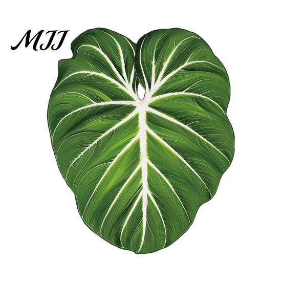 Plant Home Decor 3D Tropical Plants Refrigerator Magnet, Acrylic Green Decorative Fridge Metal Surface Magnet Memo Notes Photo Holder for Kitchen