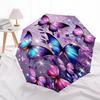1pc Butterfly Dreams: A Colorful Fantasy Umbrella with Plastic Handle,Vibrant Cartoon Pattern,Multi-functional UmbrellaPT221
