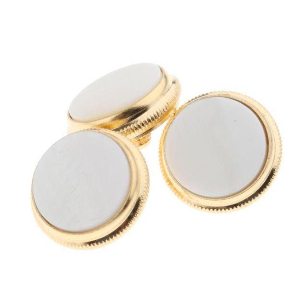 For Baritone Trumpet Finger Buttons Trumpet Knobs Trumpet Cap Screws  Brass Accessories