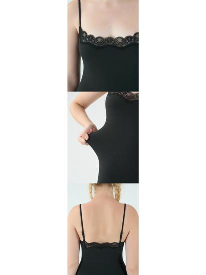 SKIMS Kardashian Lace Camisole Bodysuit: Skin-Friendly Nude Tummy Control Hip Lift Yoga Wear