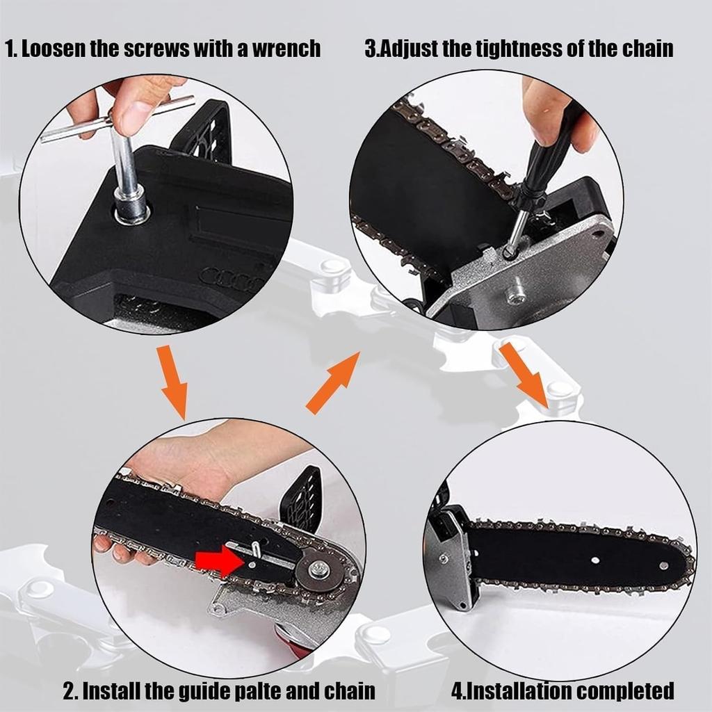 5 pieces of 4-inch mini chainsaw chains, suitable for Stihl GTA 26, replacement 4-inch chains for cordless electric portable mini chainsaws,