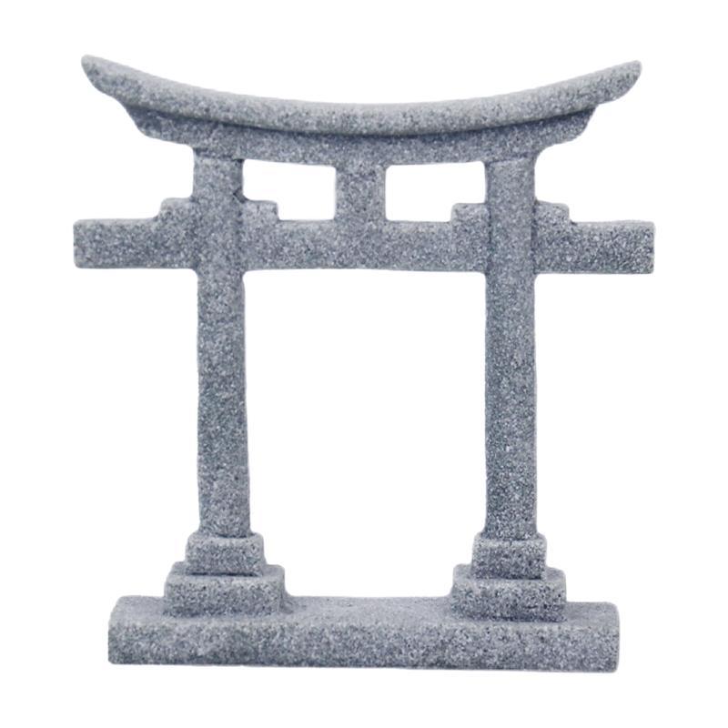 Fish Tanks Decoration Aquariums Japanese Torii Gate Ornament Garden Landscape Hideouts Cave House Dollhouse Accessories