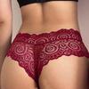 2Pcs/Lot Women Sexy Lace Panties Bow Low-Rise Temptation Lingerie Female G String Transparent Underwear Embroidery Thong Intimates