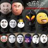 3D Funny Full Face Mask Expression Pack Mask Funny Headgear Mesh Mask Headgear Elastic Mesh Full Face