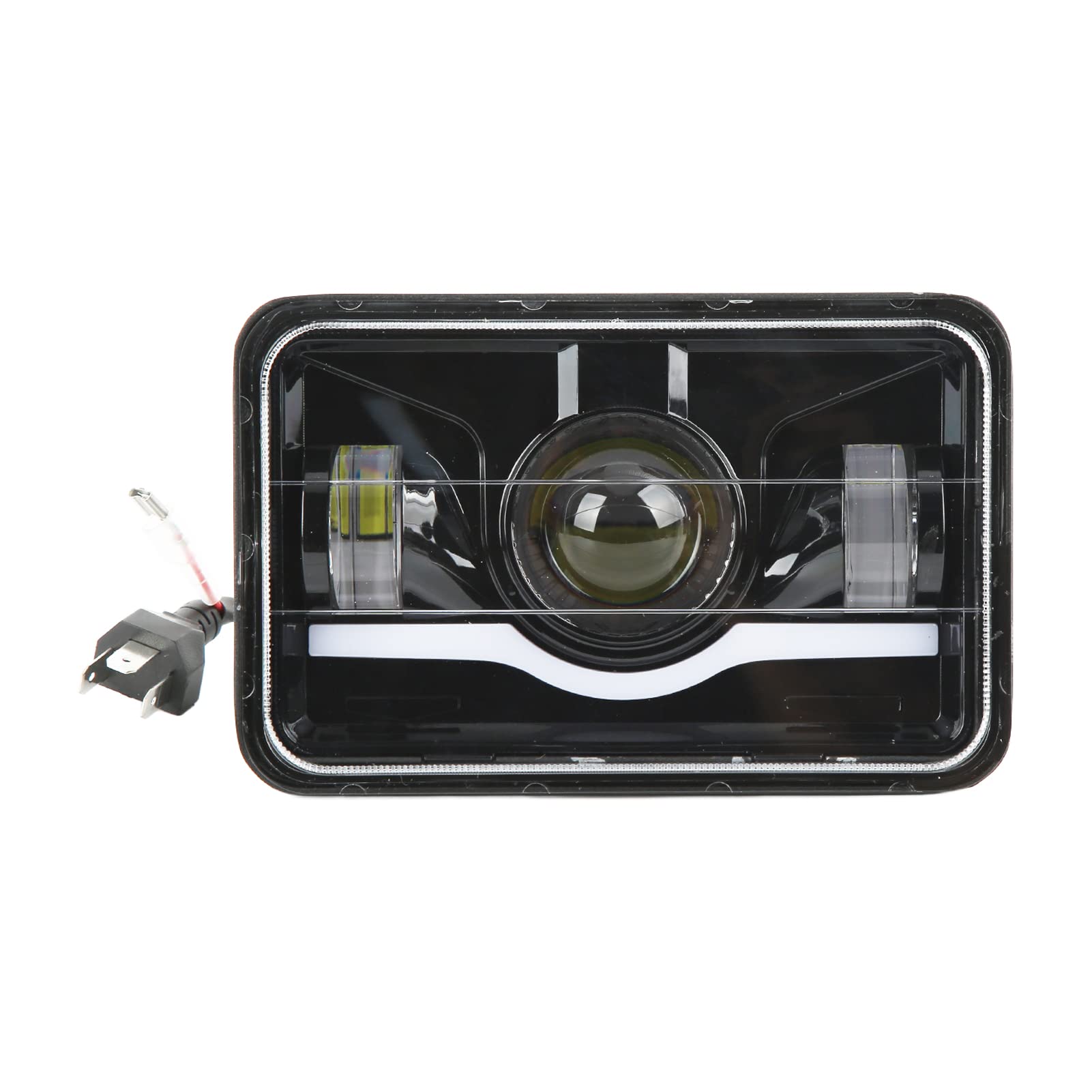 

Квадратная светодиодная фара, передняя квадратная светодиодная фара для грузовика, лампа с дальним/ближним светом и ДХО чёрный