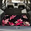 1pc Spring Summer Floral Print Individual Car Trunk Mat Interior Protection Cargo Liner Durable Polyester Floor Mat Safe