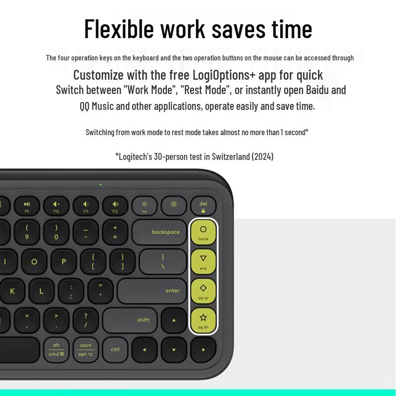 Logitech G POP ICON KEYS Wireless Bluetooth Keyboard