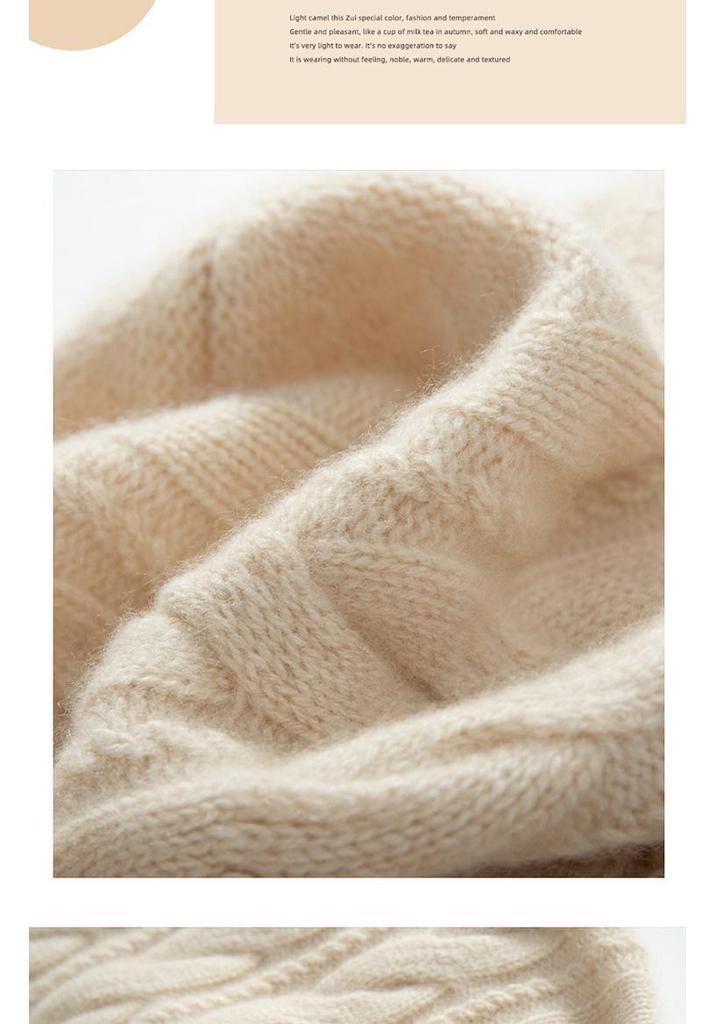 Women's 100% Cashmere Hat - Soft, Warm, Stylish, Versatile, Autumn/Winter Headwear.