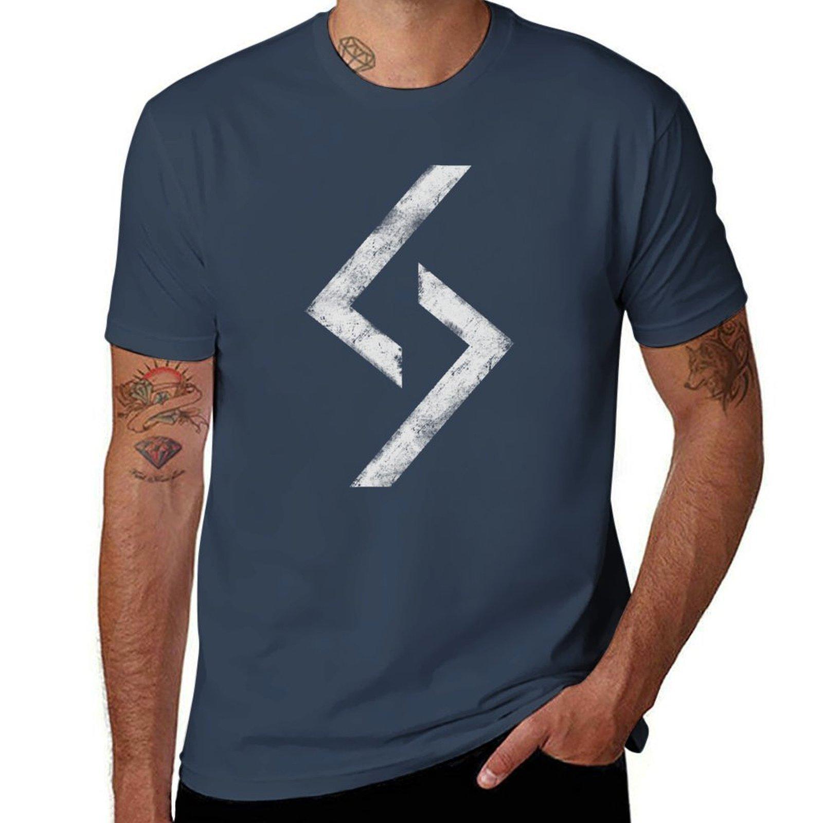 Distressed Samaritan Logo Tshirt Casual Loose Fit Short Sleeve Tshirt S