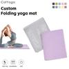 Easy Carry Folding Anti Slip PVC Exercise Travel Fitness Portable Yoga Mat