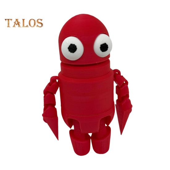 Desk Buddy Robot Ornament Collectible Robot Figurine Articulated Robot Buddy Gift for Video Game Fans Desk Decoration
