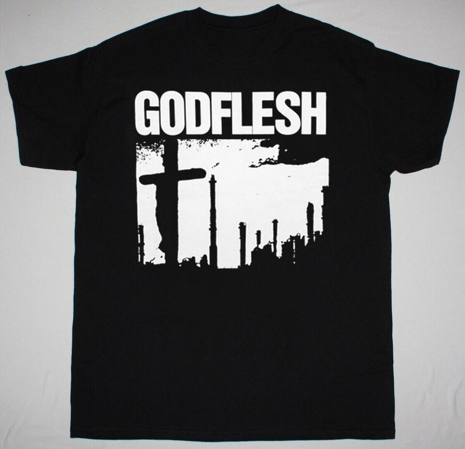 Godflesh Band - Love And Hate Short Sleeve Black All Size Shirt XXL
