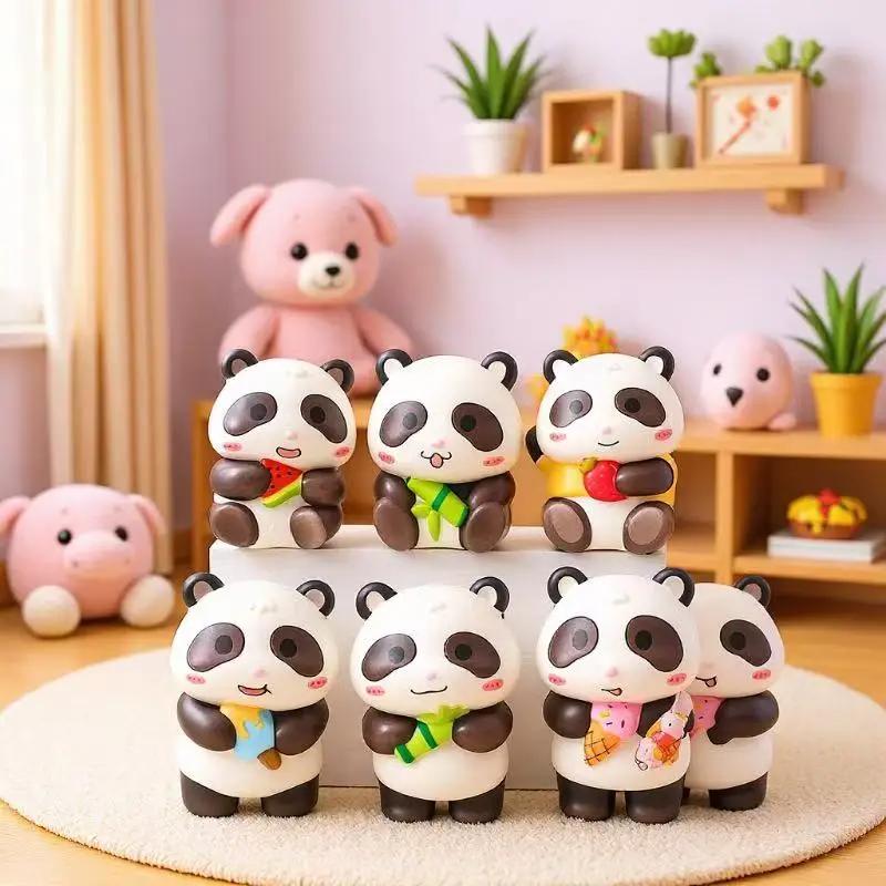 Kawaii Panda Squishy Fidget Toy 2026 New Arrival Slow Rebound Stress Relief Squeeze Toy Animal Model Birthday Party Favor