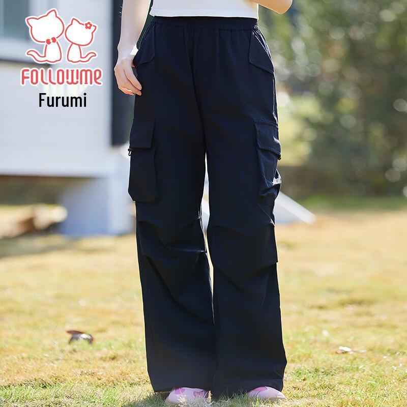 Fuluomi Girls  Casual Cargo Pants 165