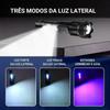 World's Brightest Rechargeable Tactical Flashlight, Powerful T9, Black