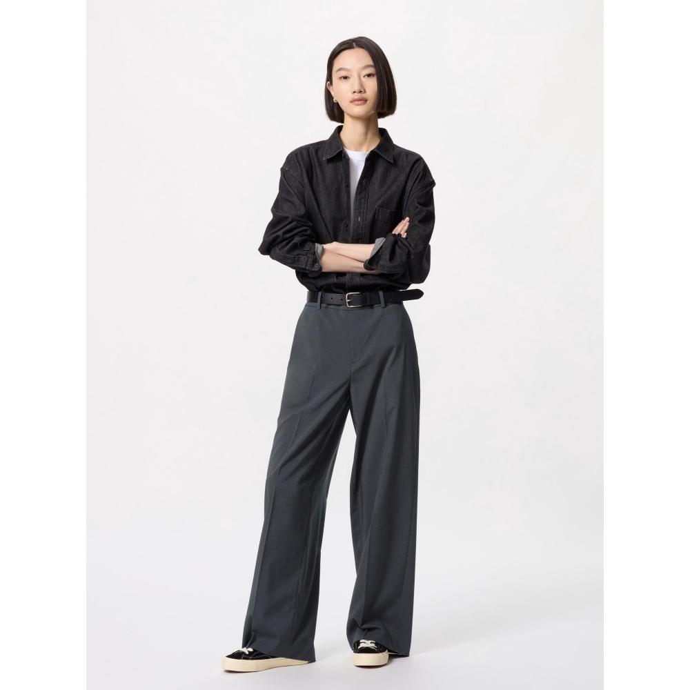 Uniqlo Japan Impressive Wide Pants Long Length