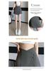 Frühling/Sommer 2026 Damen A-Linien-Rockhose mit unregelmäßigem Schlitz und Froschknopf im Neuen Chinesischen Nationalstil