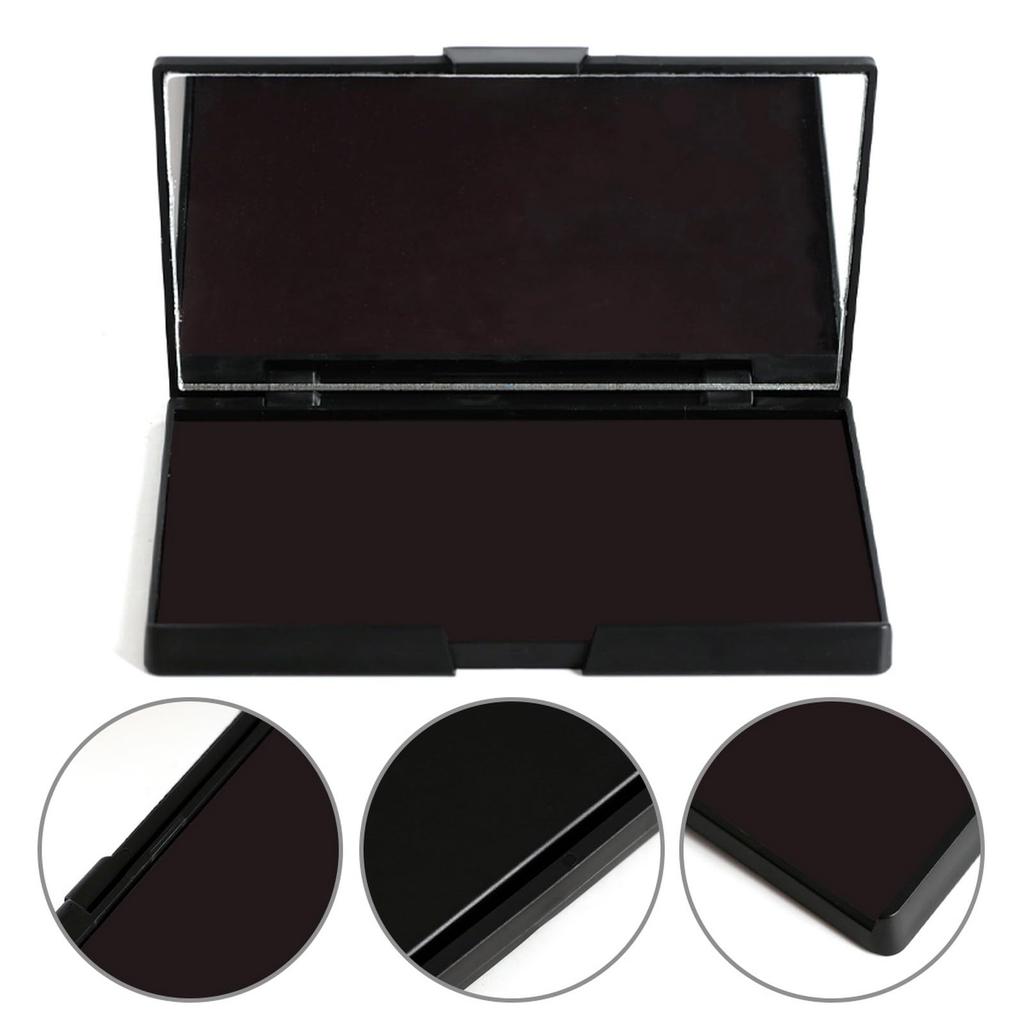 VANANA DIY Magnetic Makeup Palette with Empty Palette with 12 Portable and for and Lipstick Storage 15x10cm 12 Small Round Iron Mirror, Pans, Compact,