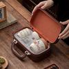 Portable Ceramic Ru Kiln Travel Tea Set