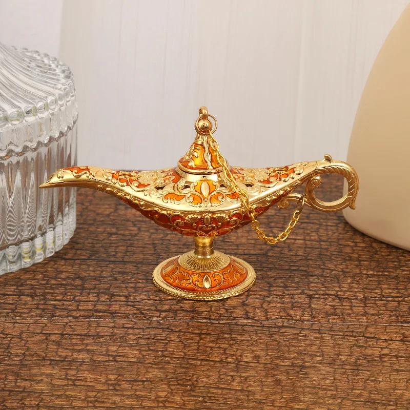 Aladdin Lamp Decoration Russian Wishing Lamp Metal Decoration Crafts European Vintage a birthday present Home Decoration Crafts