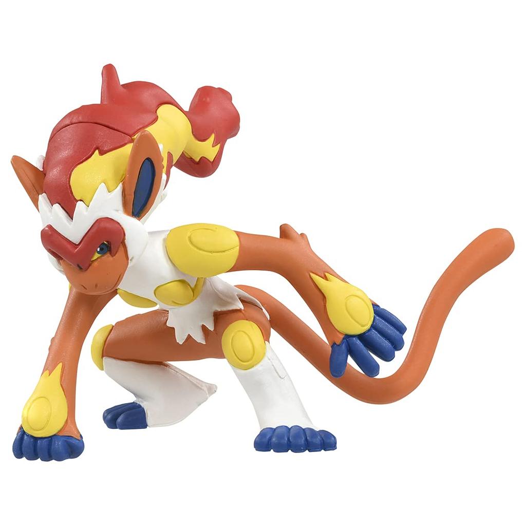 TAKARA TOMY Moncolle Pokemon Figure Toy Ages 4 and Up Passes Toy Safety Standards ST Mark Certification Pokemon TAKARA TOMY "Pokemon MS-59 Goukazaru"