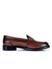 Men's Retro British Style Genuine Leather Slip-On Loafers - Comfortable & Breathable Business Casual Shoes