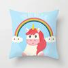 Home Decor Unicorn Themed Cute Patterns for Cozy Decor Pattern Cushion Cover Suitable for Sofa Bedroom Car Pillow Cover