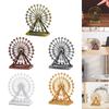 Wheel Statue Figurine Sculpture Collectable Modern Ornament Zine Alloy Home Decor Model For