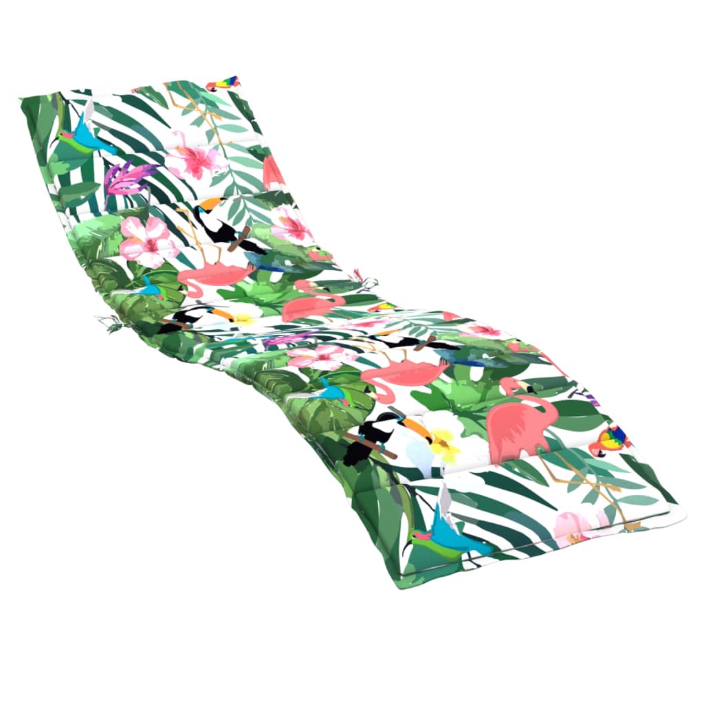 Sun Lounger Cushion Multicolored Oxford Fabric