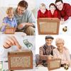 Saving Box 10000 Piggy Banks To Save10000 Euros Money Vault Children's Purse Deposit with Counter Eur Wooden Box