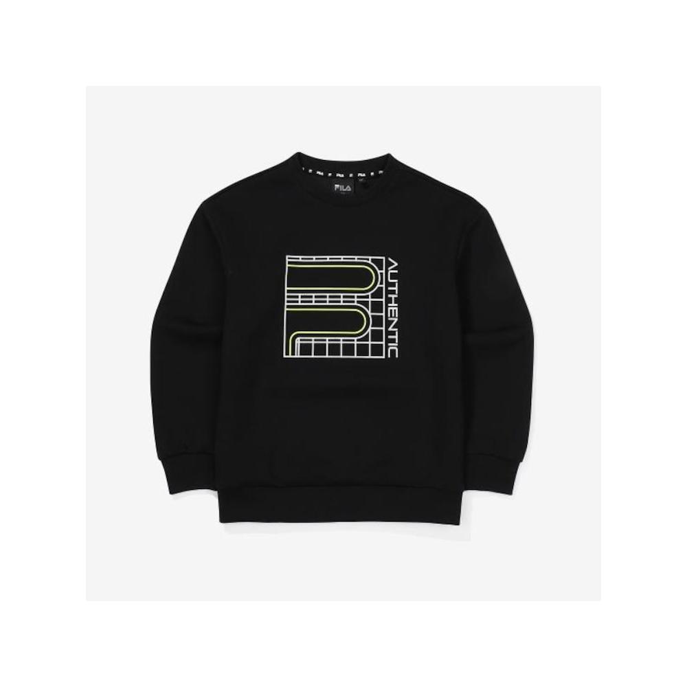 

[fila Kids] Performance Graphic Sweatshirt Fk2pof3402m Blk q0zFk2pof3402mBlk BLACK/130