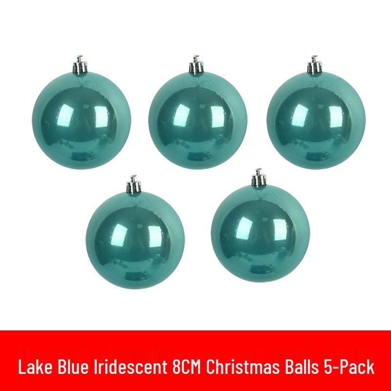 6-30cm Christmas Ornaments: Shiny, Matte & Glitter Balls In Gold, Silver, Red & Green - Plastic Tree Decorations