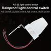 AS-22 AC220V AC110-220V Automatic On Off Photocell Street Light Switch 10A Photo Control Photoswitch Sensor Switch Light Control