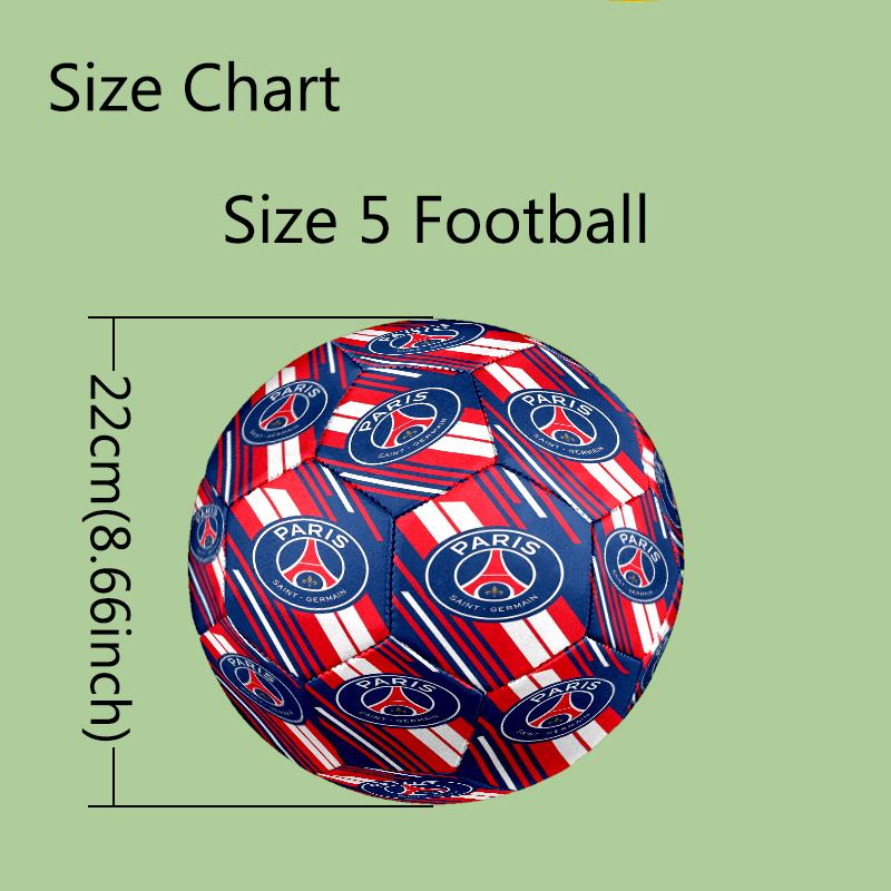 1 pz Pallone da Calcio Design Squadra di Calcio Taglia 5 - Pallone da Calcio Antiscivolo per Attività Sportive all'Aperto, Pallone Resistente per il Gioco