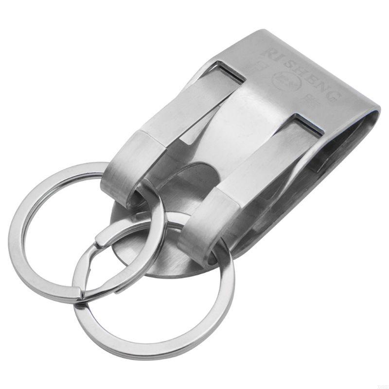 Stainless Steel Waist Hook Hanging Car Key Buckle Key Clip Belt Hook Buckle Outdoor Buckle Keychain Bag Strap Tools