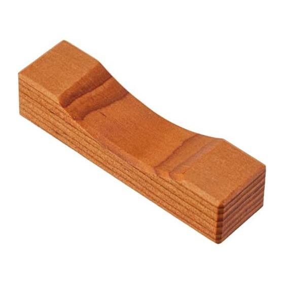 Nakatani Brothers Shoji Yamanaka Lacquerware Japanese Chopstick Rests Hokkaido Nanaki Ichii (Yew) Wood Grain Beauty Rare Material Natural Wood Unique
