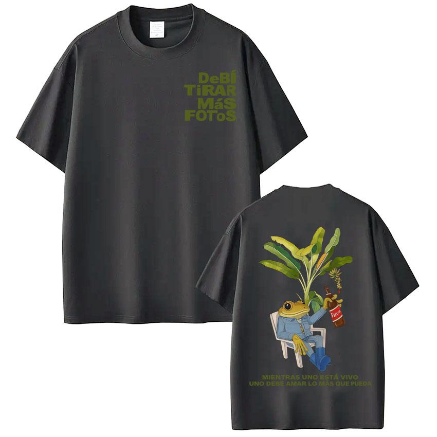 Summer Hot Highquality Sale Deb Tirar Ms Fotos Inspired TShirt Frog Beer Graphic Casual Streetwear Short Sleeve Tops