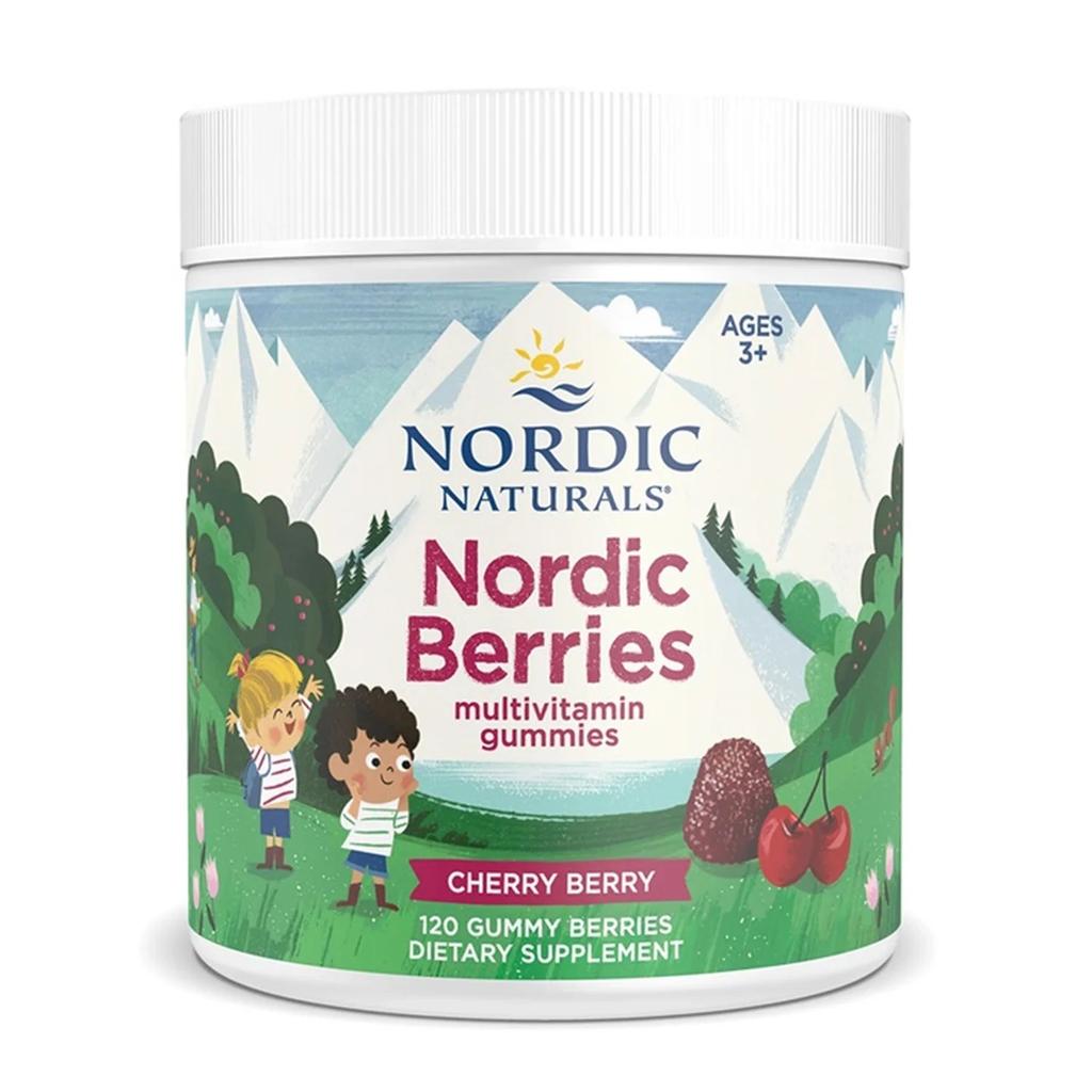Nordic Berries Multivitamin, Cherry Berry - 120 gummy berries